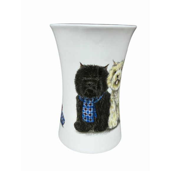Hudson Scottie Dogs Bone China Mug | British Cottagecore Dog Coffee Cup‎ - Picture 2 of 7